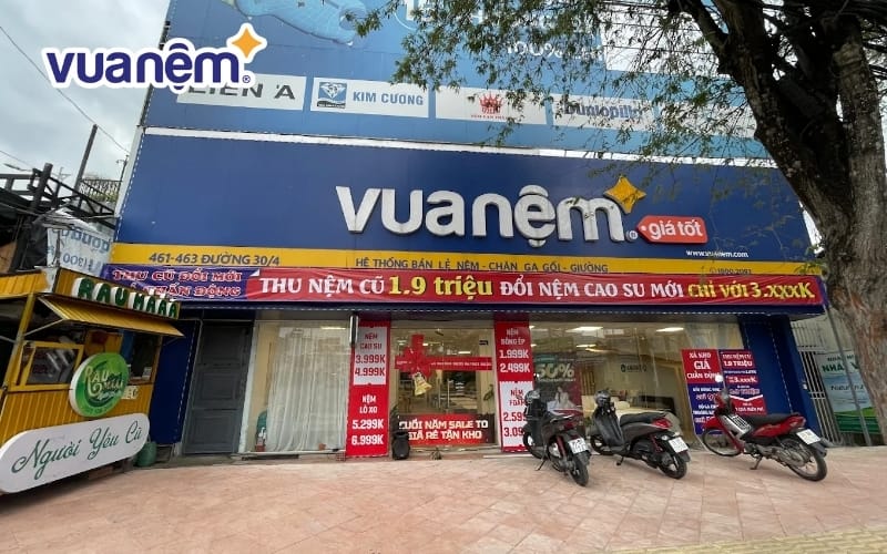 Mua nệm Dunlopillo chính hãng tại Vua Nệm