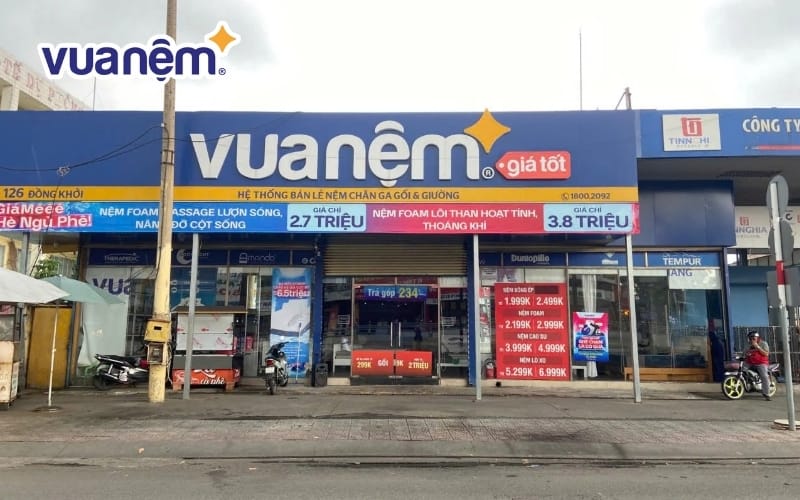 Vua Nệm cam kết cung cấp nệm Dunlopillo chính hãng