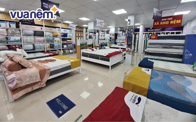 Sắm nệm chính hãng tại cửa hàng Vua Nệm
