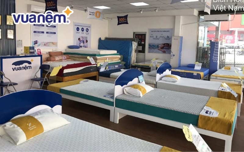 Sắm nệm chính hãng tại cửa hàng Vua Nệm