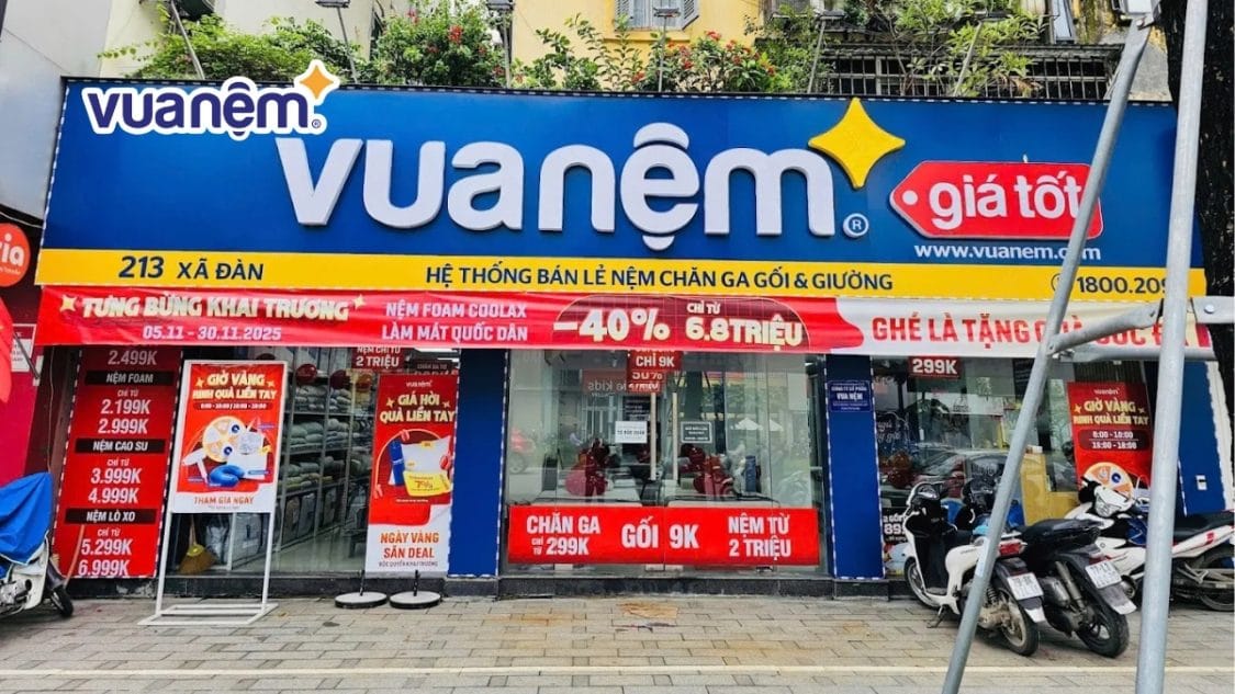 Danh sách đại lý nệm Dunlopillo chính hãng tại Hà Nội