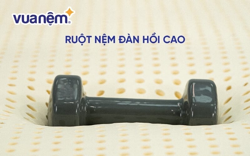Nệm cao su có độ đàn hối tốt