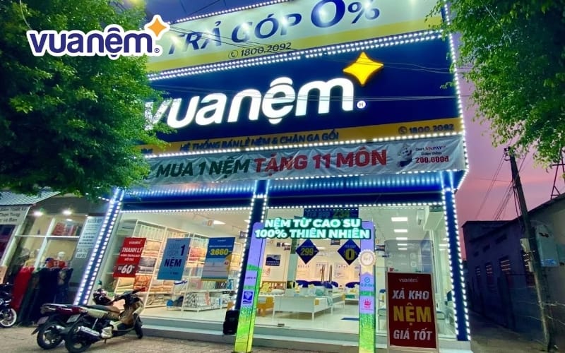 Showroom Vua Nệm tại Vĩnh Long