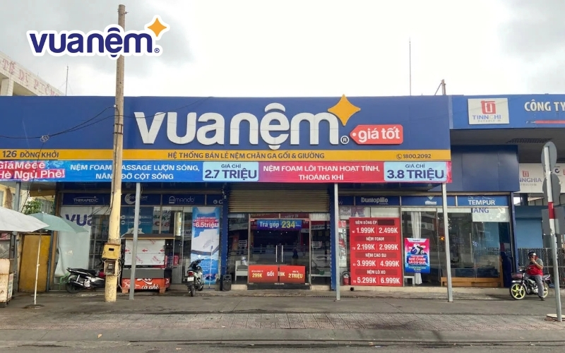Showroom Vua Nệm tại Đồng Nai
