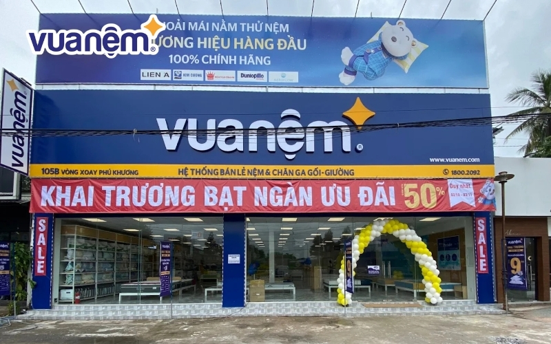 Cửa hàng Vua Nệm tại Bến Tre