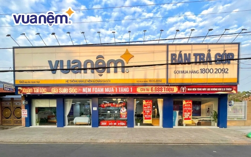 Cửa hàng Vua Nệm tại Kiên Giang