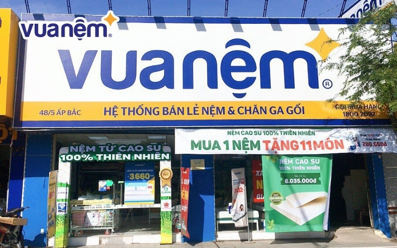 Cửa hàng Vua Nệm tại Tiền Giang