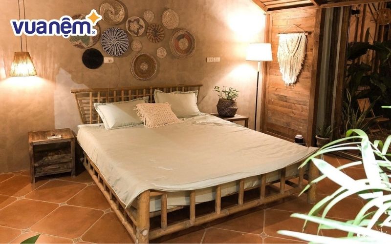 Giường tre được nhiều resort lựa chọn