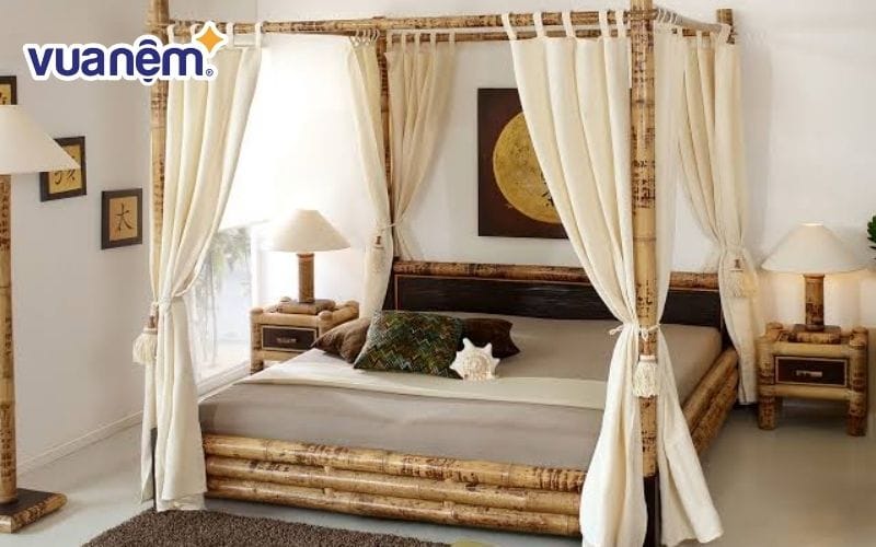 Lưu ý khi chọn giường tre cho phòng ngủ của mình