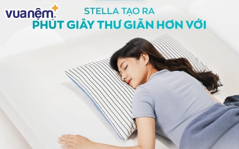 Nệm cao su đa tầng Kim Cương Stella