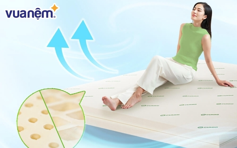 Nệm cao su thiên nhiên Gummi Classic