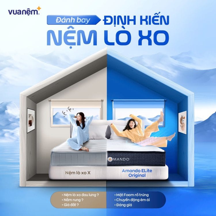 Amando Elite Original phù hợp với những người hay xoay trở