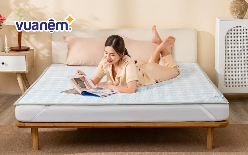 Thảm trải giường Doona Wave 5D làm mát, tản nhiệt