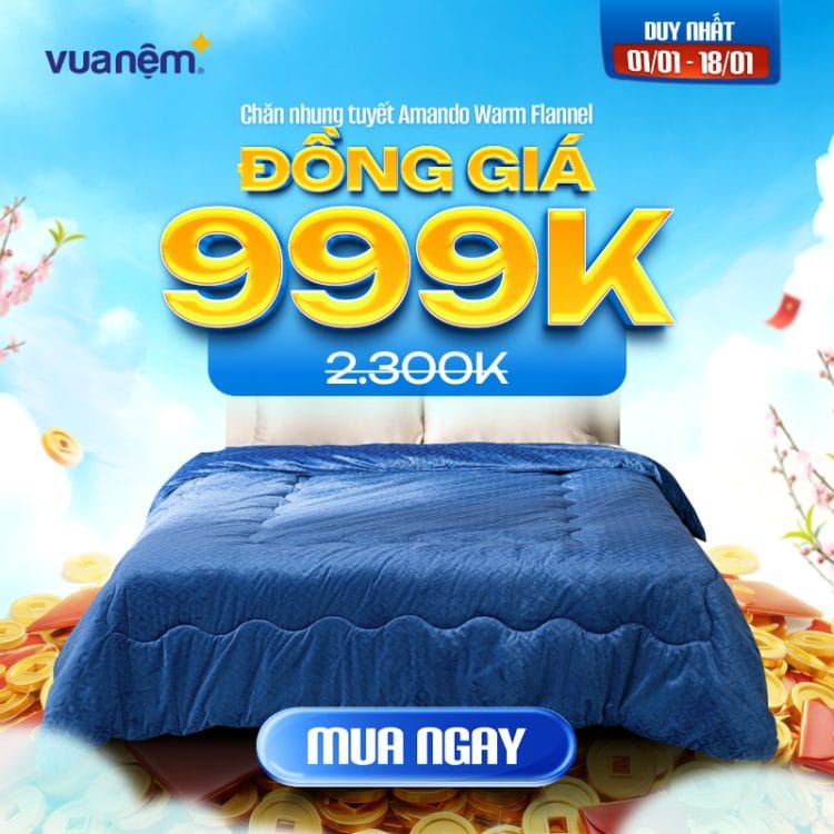 Chăn Nhung Tuyết Amando Warm Flannel