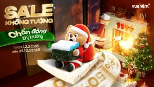 Tháng 12 mua Nệm Cao Su – Nhận quà tặng lên đến 2 Triệu