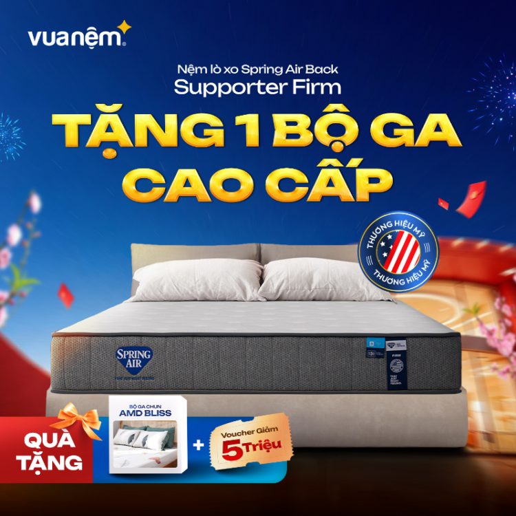 Nệm lò xo Spring Air Back Supporter Firm