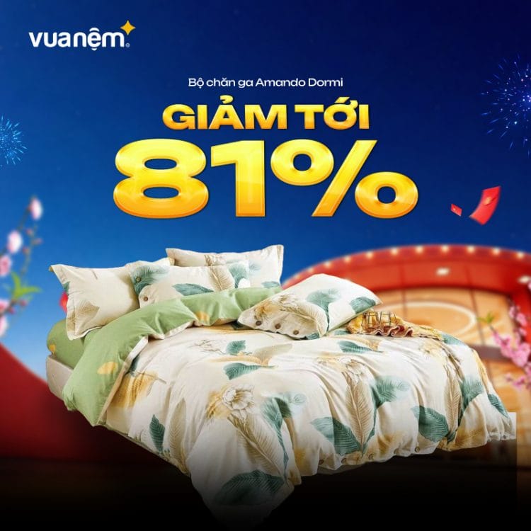 Bộ chăn ga Amando Dormi