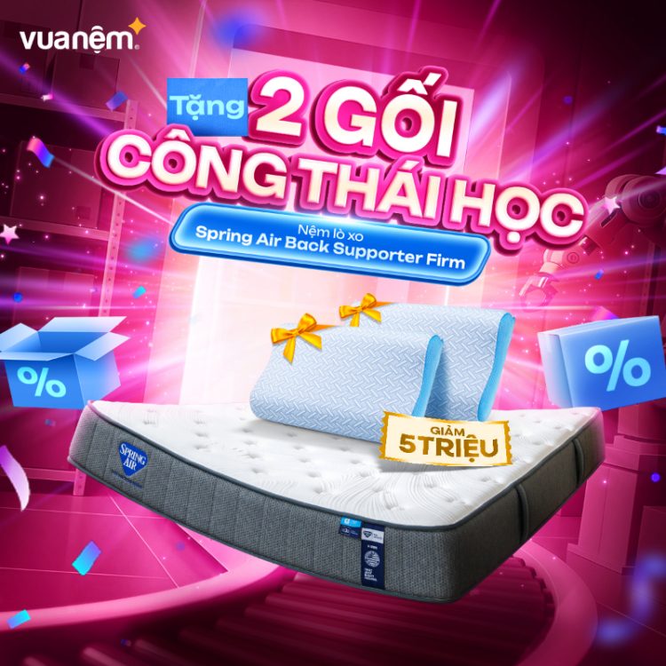 Nệm lò xo Spring Air Back Supporter Firm