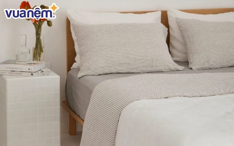 Chăn ga gối làm từ vải cotton rất thích hợp với thời tiết mùa đông