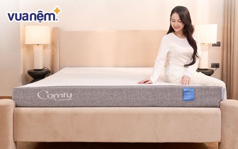 Nệm foam Comfy Cloud 2.0 siêu đàn hồi