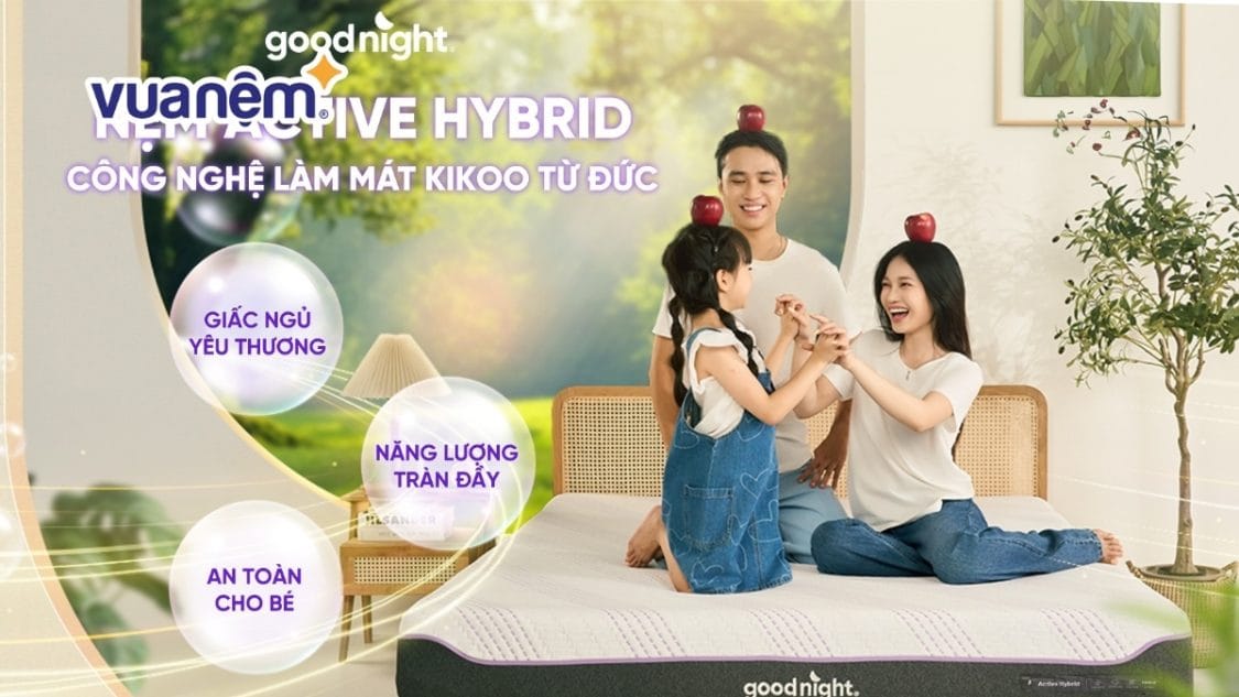 Nệm foam Goodnight Active Hybrid có thực sự tốt như lời đồn? Đánh giá chi tiết