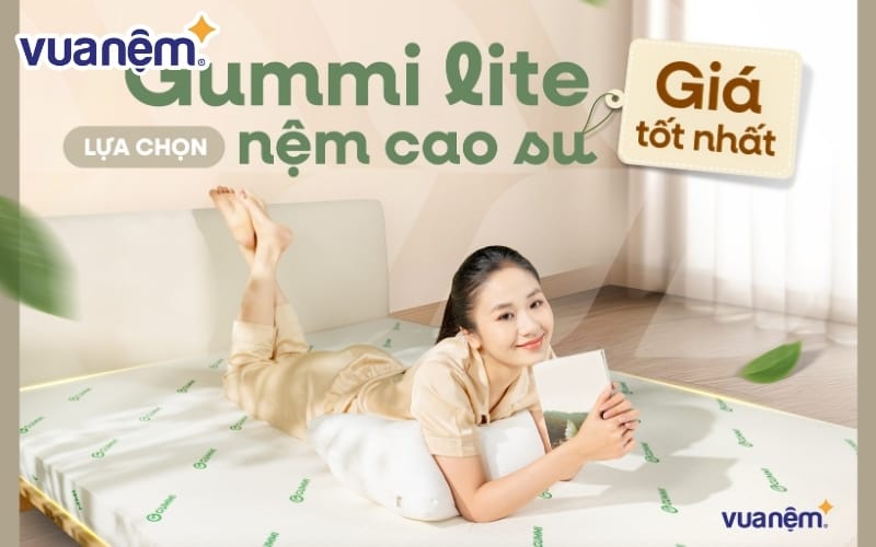 Nệm giúp dàn đều trọng lượng cơ thể, giữ cột sống ở tư thế thẳng tự nhiên.