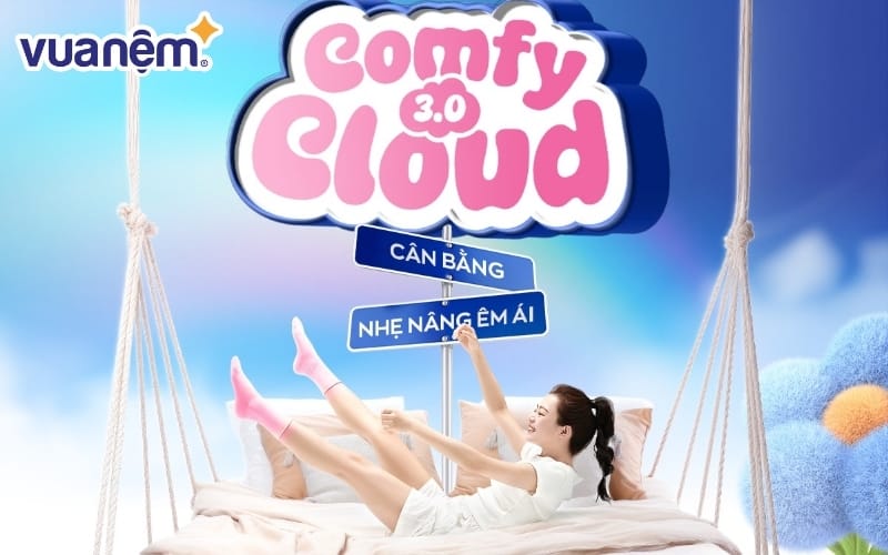 review nem comfy cloud 3.0 chi tiet 10