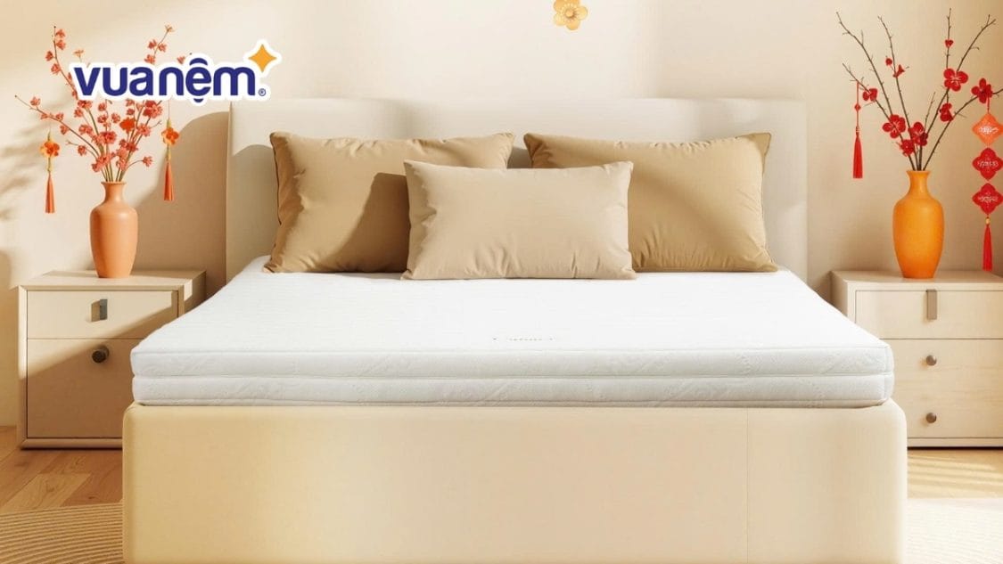 Nệm Comfy Cloud 3.0: Nâng đỡ đa điểm cho người hay đau lưng