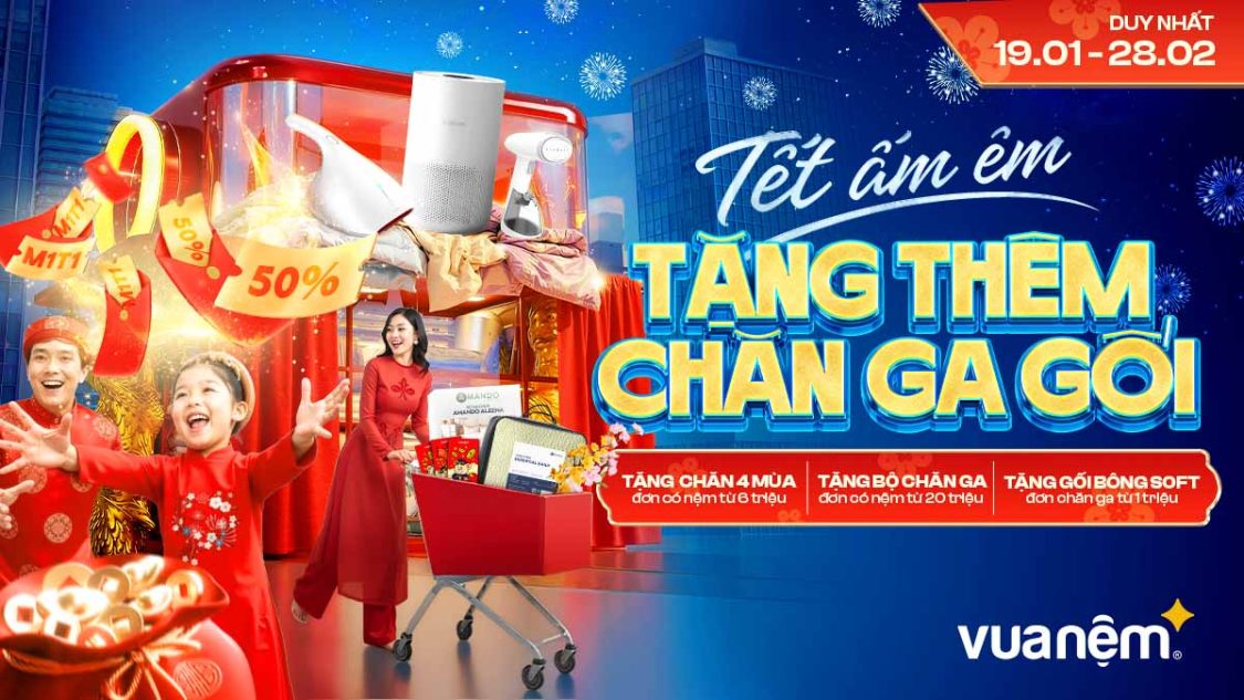 Năm Mới Lì Xì - Nệm Sale Như Ý