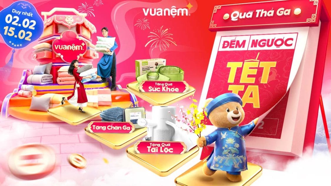 Sale Tháng 2: Đếm Ngược Tết Ta - Quà Tặng Thả Ga