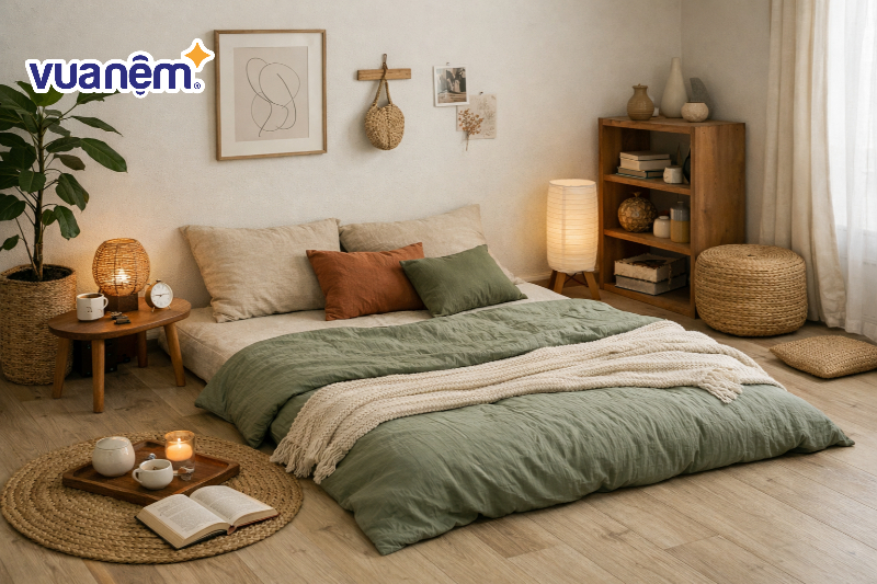 Decor phòng ngủ nhỏ không giường