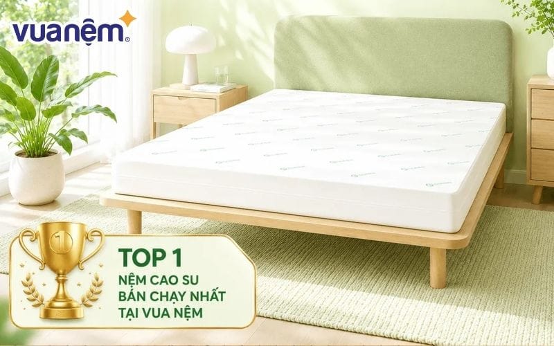 Nệm cao su thiên nhiên Gummi Classic thế hệ mới