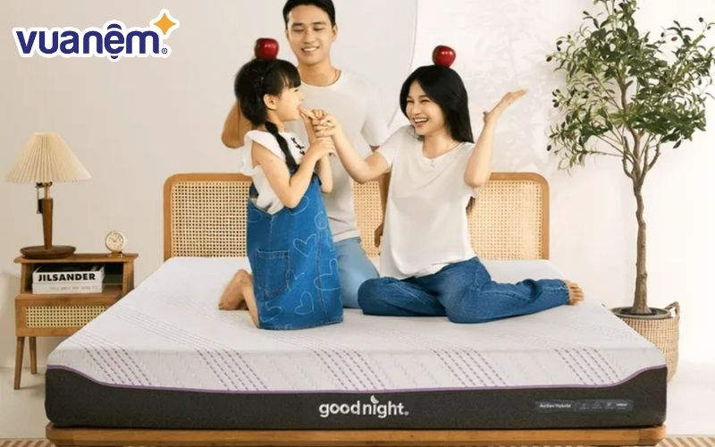 Nệm foam Kikoo Mát Lạnh Goodnight Active Hybrid