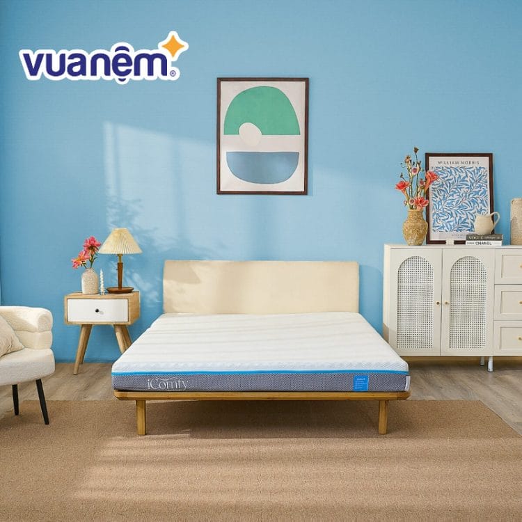 Nệm foam cho phòng ngủ master 16m2
