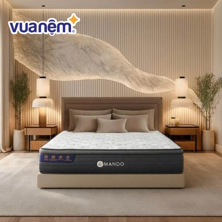 Nệm lò xo cho phòng ngủ master 20m2