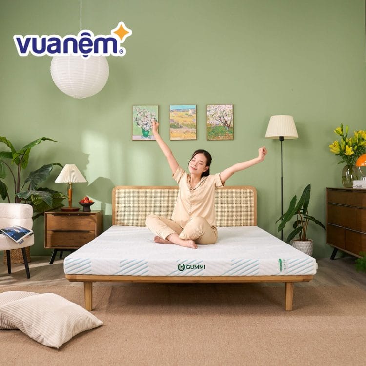 Nệm cao su cho phòng ngủ master 20m2