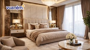 20 Mẫu thiết kế phòng ngủ master 20m2 đẹp, tối ưu diện tích