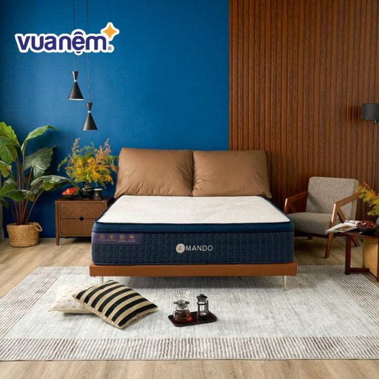 Nệm lò xo cho phòng ngủ master 25m2