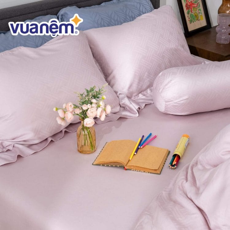 Chăn ga gối cho phòng ngủ master 30m2