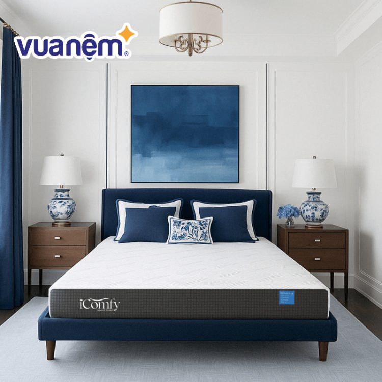 Nệm foam phòng ngủ master 40m2