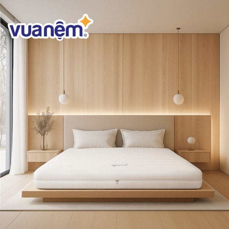 Nệm cao su cho phòng ngủ master 50m2