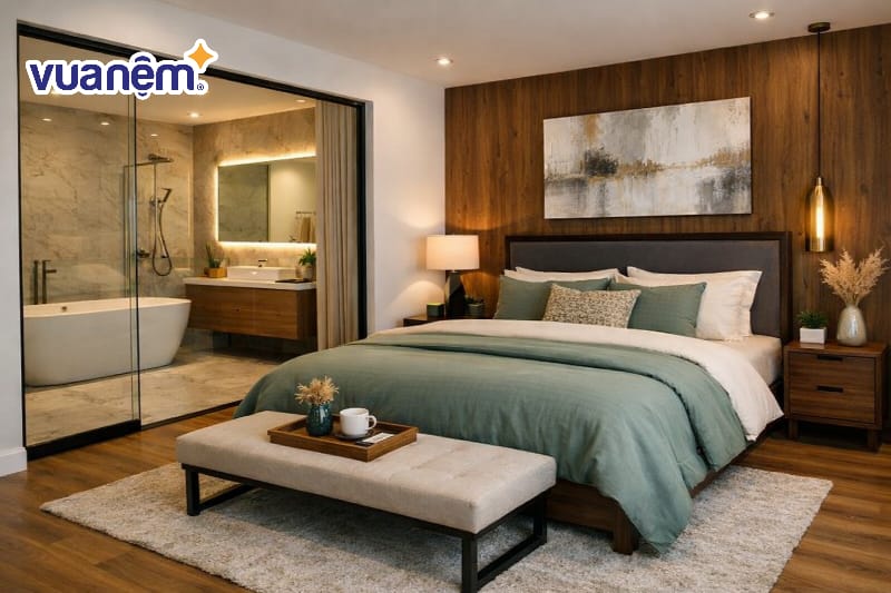 Có nhà vệ sinh trong phòng