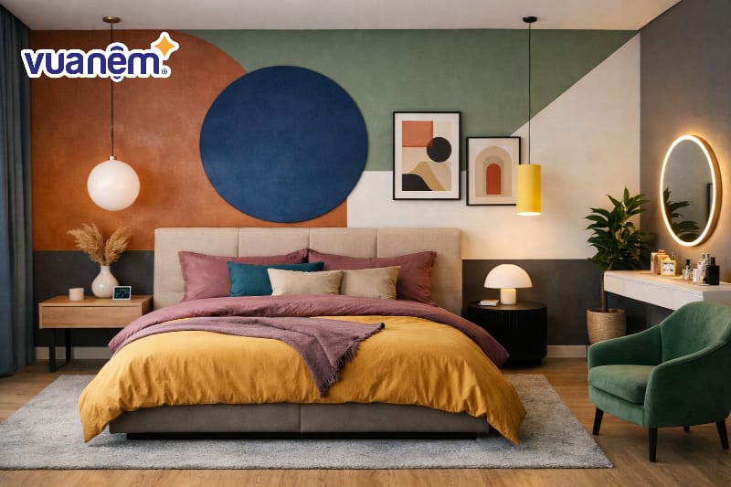 Kết hợp cùng Color Block