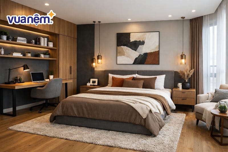 Có khu vực làm việc riêng