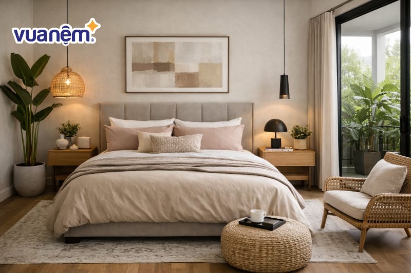 Kết hợp cùng cây xanh