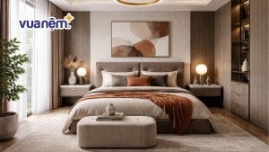 20 Mẫu phòng ngủ master nhà ống tiện nghi, tối ưu diện tích