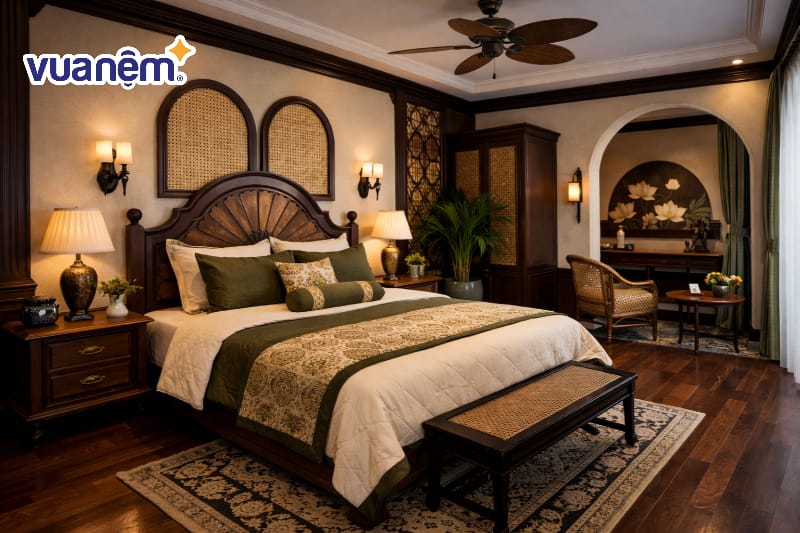 phòng ngủ Indochine