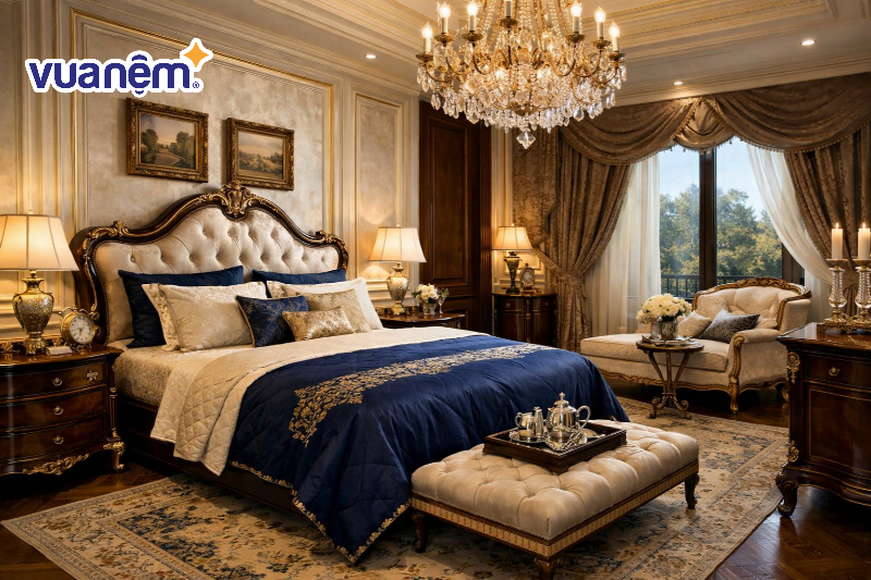 Phòng ngủ master Tân cổ điển phong cách Ý