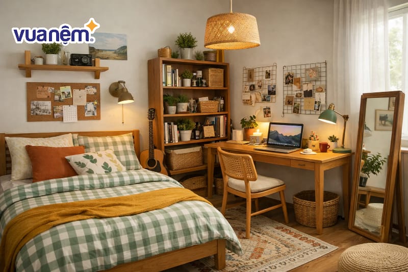 Trang trí phòng ngủ theo kiểu Vintage