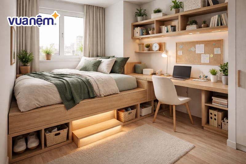 Giường ngủ giật cấp